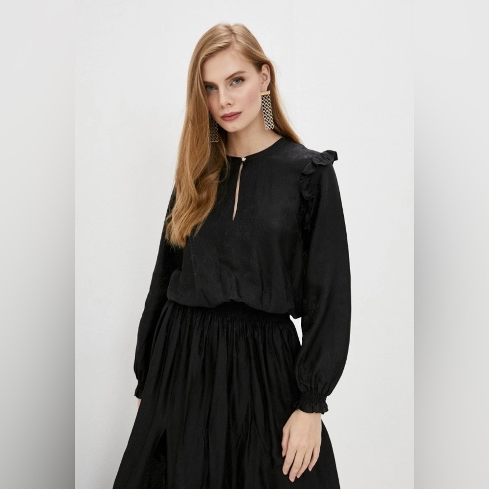 Zadig & Voltaire / Roar Jac Python Maxi Dress Bla… - image 4